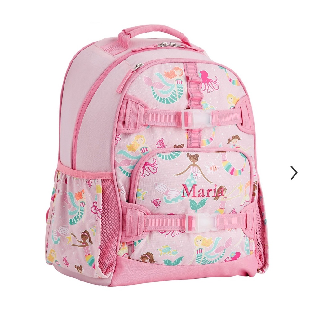 Pottery Barn Kids Mackenzie Mermaid Glow In The Dark “Kinsley” Backpack